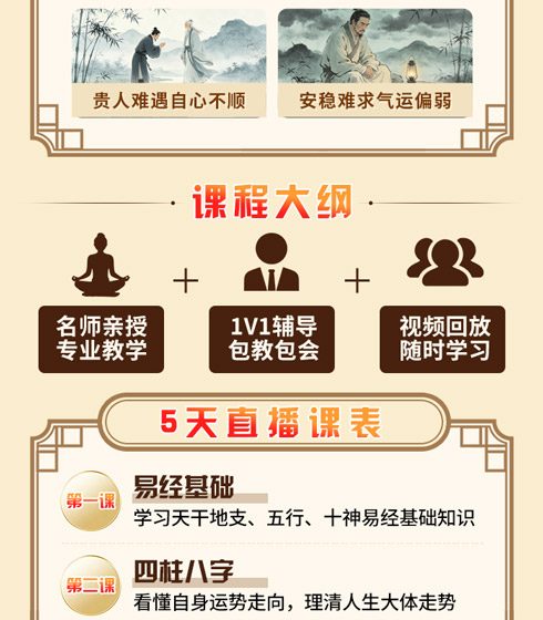 免費易經全科課課程介紹第三部分